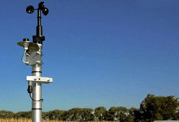Application of three cup anemometer